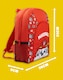 image 3 of Paw Patrol Marshall Kids Red Backpack | Unisex Children's School Bag with Zipper | Ideal for Back to School & Carrying Books | Official Paw Patrol Merchandise | Red | Red