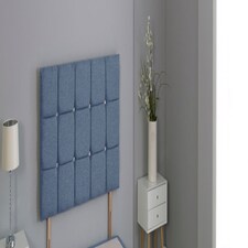 Denim Linen Cube Headboard N/A | 4FT Small Double 26"inch Headboard