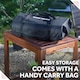 image 8 of George Foreman 12'' Deep Orange Wood Pellet Pizza Oven with Paddle & Carry bag GFWPPO1ORPC