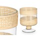 image 2 of Candleholder SG-29685 Transparent Natural Glass Rattan 15 x 20 x 15 cm (6 Units) N/A