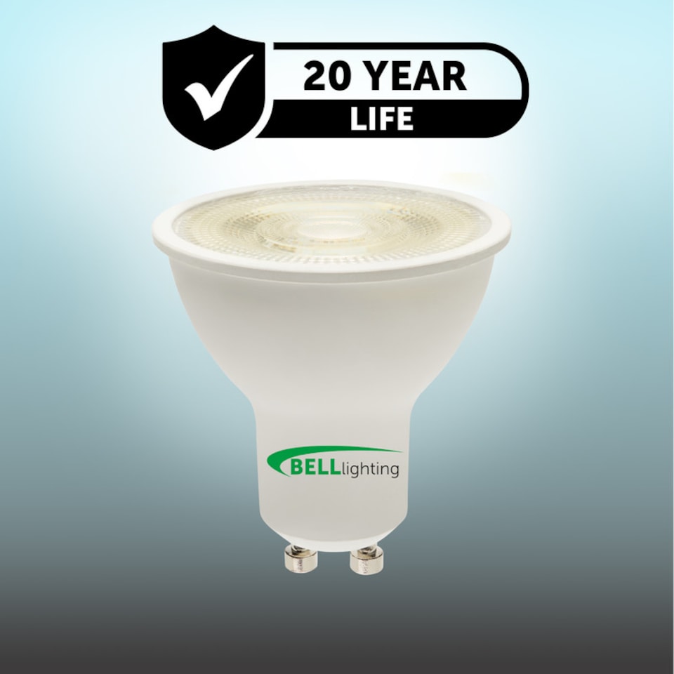 image 1 of BELL Lighting GU10 Dimmable LED Spotlight 4.4W Light Bulb Daylight White 6000K