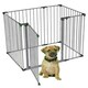 image 1 of Bettacare Pet Pen, 72cm x 105cm, Grey, 70cm High, Dog Pen for Pets and Puppies, Dog Playpen suitable for Indoor and Outdoor use Grey