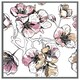 image 1 of Flower illustration (Picture Frame) Grey | L