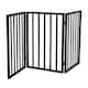 image 6 of Black Dog Safety Folding Wooden Pet Gate Portable Indoor Barrier