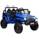 image 1 of AIYAPLAY Electric Car for Kids, 12V Kids Ride On Car with 4 Spring Suspension Wheels, Parental Remote Control, Music Horn LED Lights, Blue