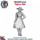 image 3 of Trackside Unpainted Figures Spectator Ladies x 3 Scenery Set 130 1:32 Wasp