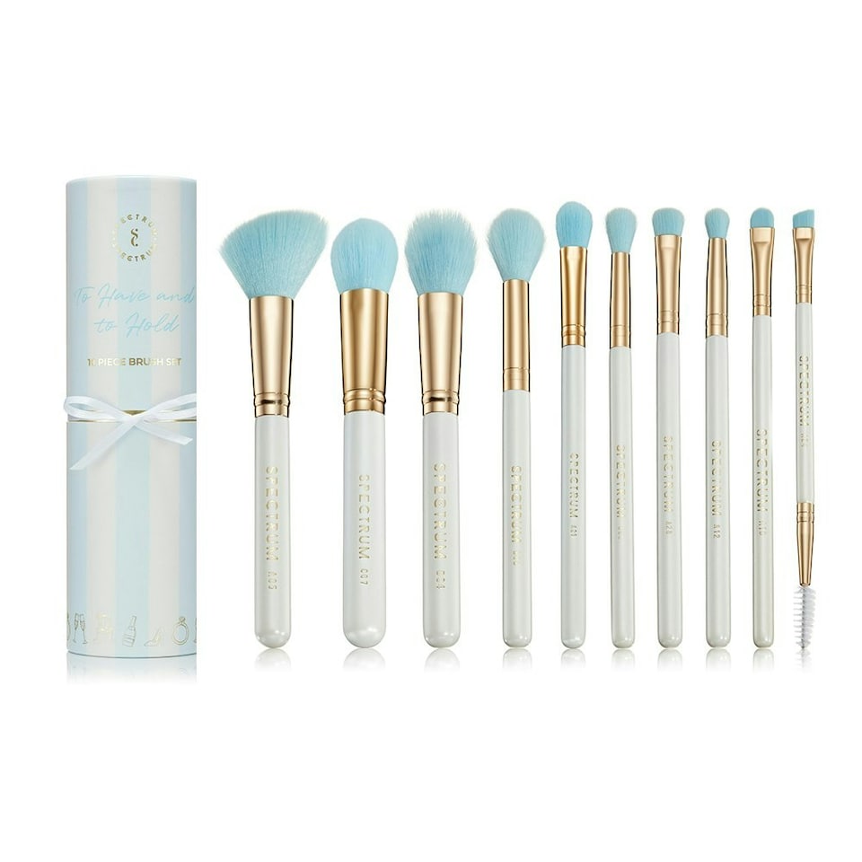 image 1 of Spectrum Collections Bridal 10 Piece Brush Set To Have and to Hold