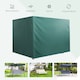 image 3 of Outsunny Patio Swing Chair Cover Garden Furniture Protector 215x155x150cm Green | Green | Dark Green