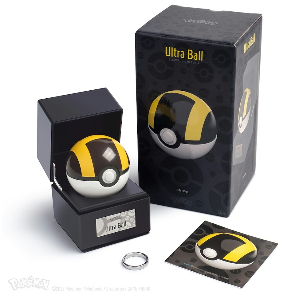 image 1 of Pokémon Die-Cast Ultra Ball Replica | Black
