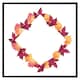 image 2 of Diamond autumn reath (Picture Frame) White | XS