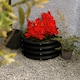 image 6 of Harbour Housewares Raised Garden Bed - Anthracite Semi-Circle Bottomless Galvanised Steel Metal Planter Box 90 x 45cm