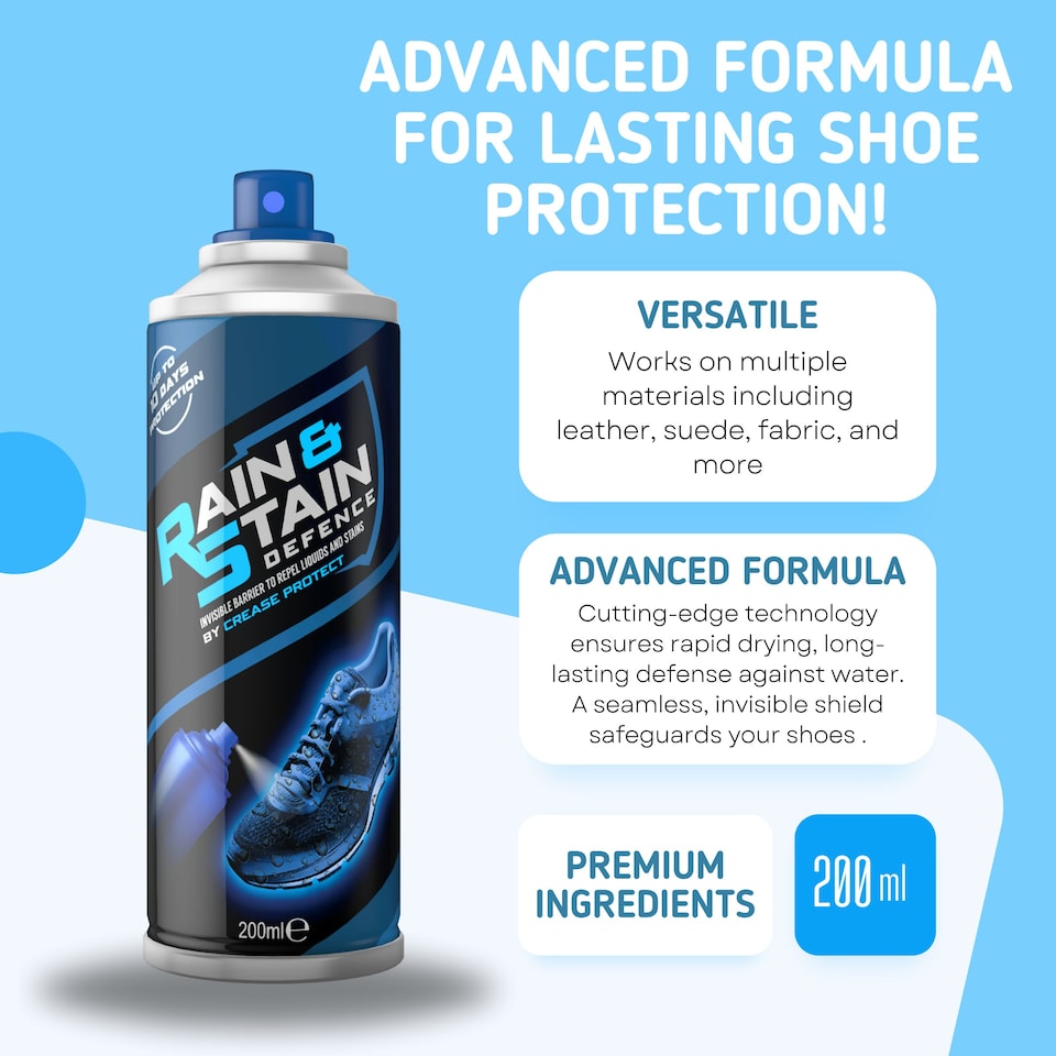 image 1 of Rain & Stain Defence Spray - Liquid & Stain Repellant Spray (Pack of one / 200ml)