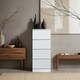 image 2 of FWStyle Stora 4 Drawer Chest of Drawers - White Gloss Front