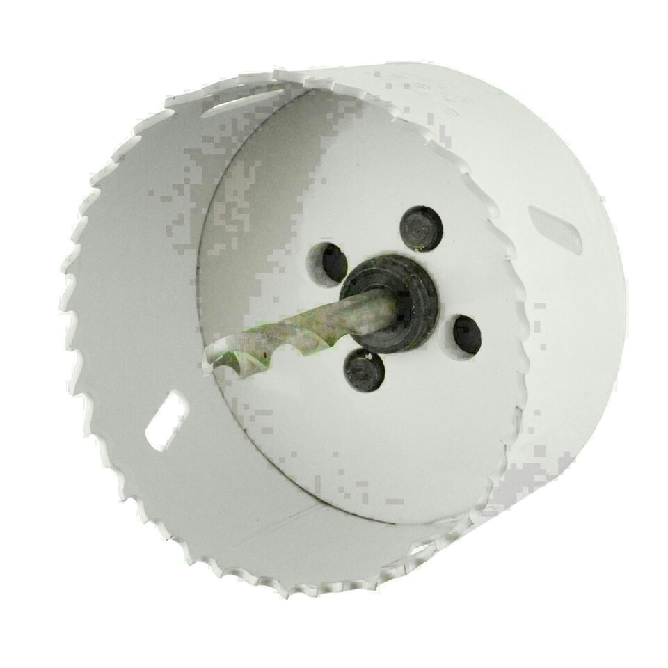image 1 of 76mm HSS Hole Saw Holesaw Bi-Metal Blade Cutter Drill And Drill Adaptor Arbor