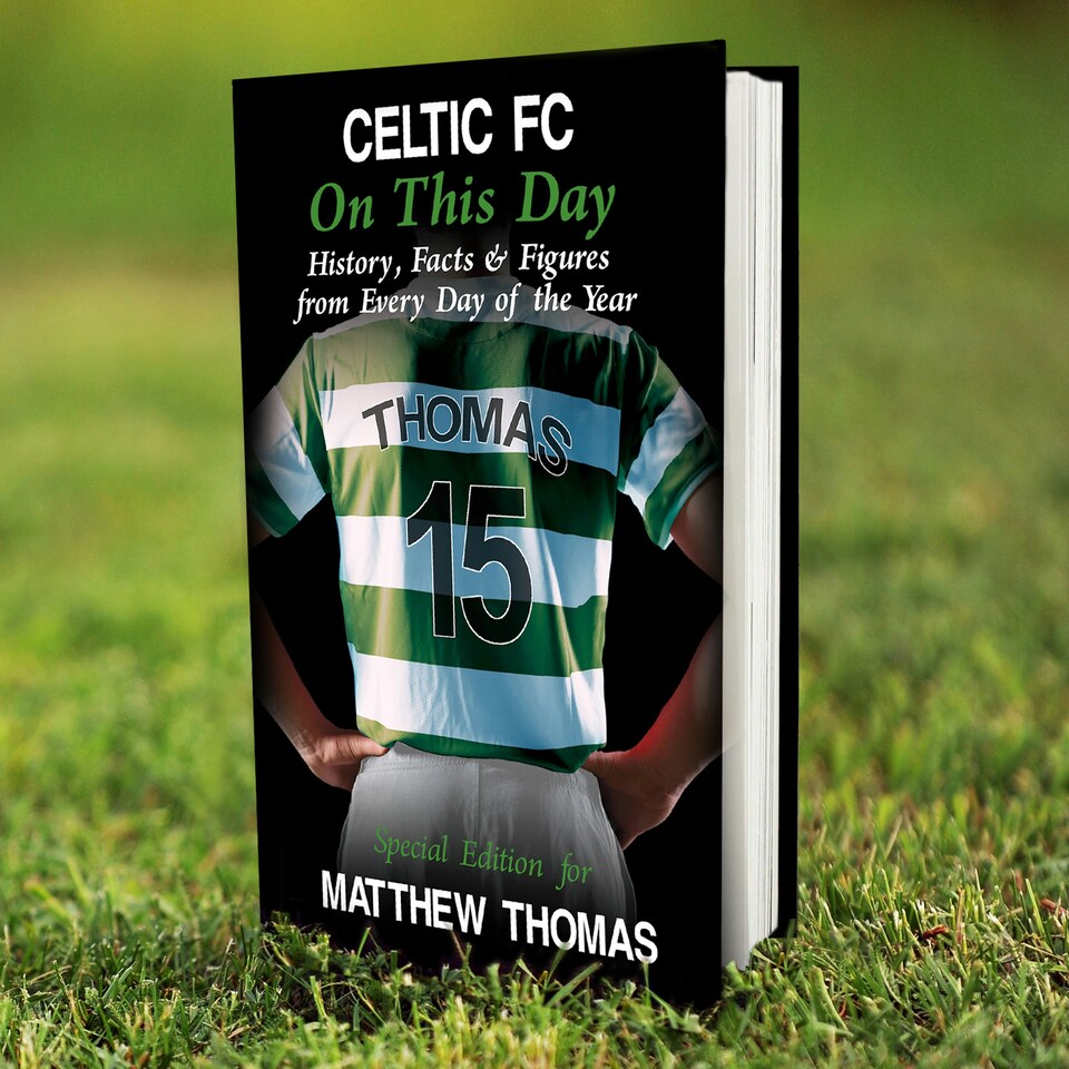 image 1 of Personalised Celtic on this Day Book