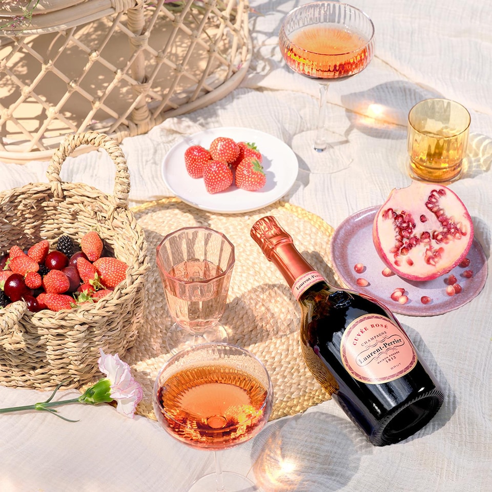 image 1 of Laurent Perrier Rose Best Mum Tin Champagne 75cl
