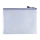 image 1 of Pack of 12 A5 Purple PVC Mesh Zip Bags