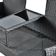 image 4 of Teamson Home Outdoor Patio Garden Furniture, Rattan Wicker Loveseat Bench