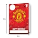 image 3 of Manchester United FC Personalise Birthday Card With Sticker Sheet