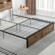 image 9 of HOMCOM 5.2FT King Bed Frame with Storage Headboard and Under Bed Storage