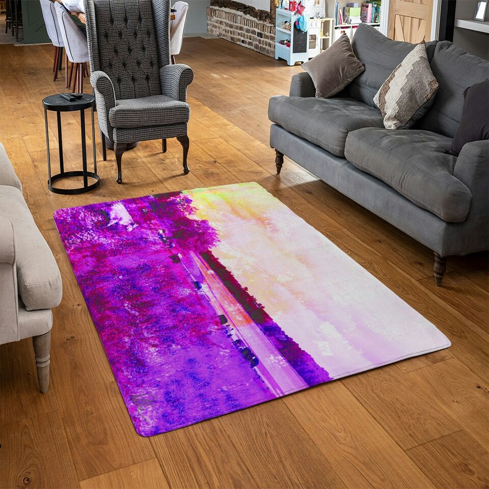 image 1 of Vintage pinky Cow (Rug) Pink | XL: 160x230cm