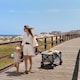 image 3 of Kinderkraft ROLLSTER Foldable Touring Wagon | Blue | Night Blue