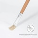 image 3 of Pack of 12 Assorted Size Wooden Handle Bristle Hair Artist Paint Brush Set