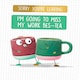 image 1 of I'm Going To Miss My Work Bes-Tea - Funny Leaving Card