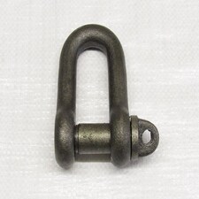 Self Colour Screw Pin Small Dee Shackle 14.75 Ton (14750KG D Lifting Towing Tested Certified)
