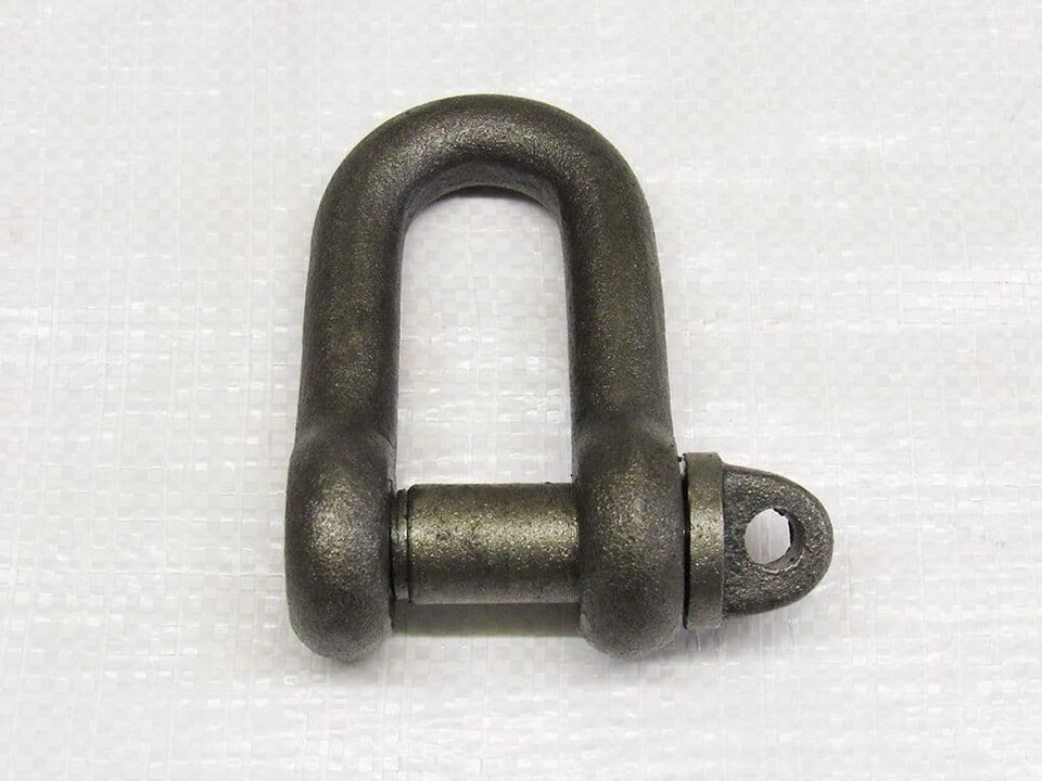 Self Colour Screw Pin Small Dee Shackle 14.75 Ton (14750KG D Lifting Towing Tested Certified)