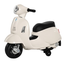 HOMCOM Vespa Licensed Kids Ride On Motorcycle 6V Battery Powered Electric Toys