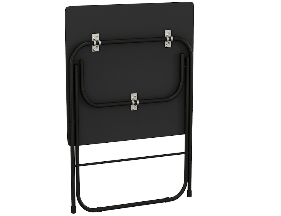 image 1 of Foldable Table with Metal Legs - Large | Black | 1