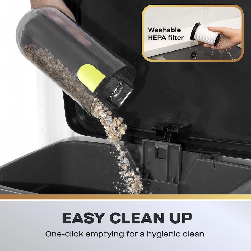 image 1 of Daewoo Tornado Up-Lift Lite 2-in-1 Cordless Vacuum FLR00225 200W 22.2V 40 min