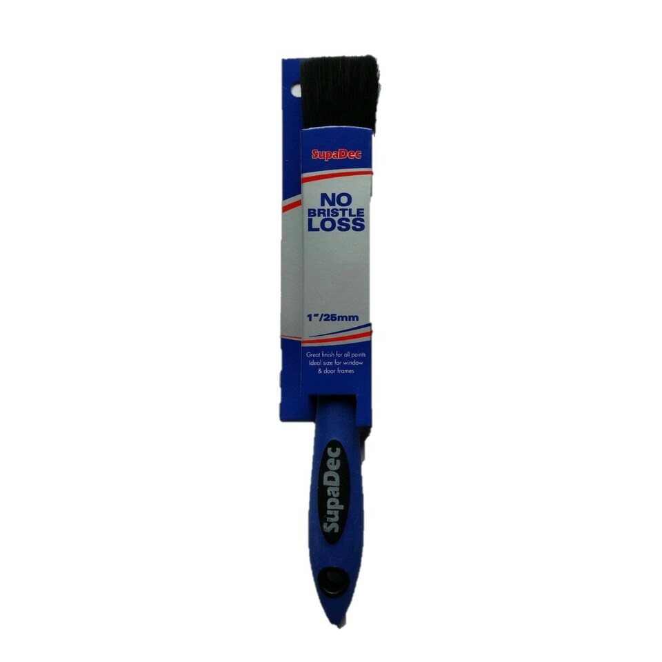 image 1 of SupaDec Flat Paint Brush - Navy - 25mm