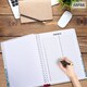 image 6 of ARPAN Large Self-Adhesive Photo Album 36 Sheets 72 Sides Spiral Scrapbook Memory Album Butterfly Design
