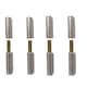 image 1 of Lift Off Bullet Hinge Weld On Brass Bush 18x135mm Heavy Duty Door Hatch 4PK | Silver
