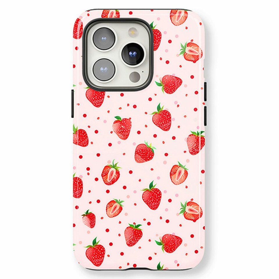 image 1 of Strawberry Shorty Phone Case | Pink | iPhone 15
Slim | iPhone 15
Slim