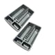 image 3 of 2 X Silver High Grade Dish Drainer Rack Kitchen Utensil Holder Drying Rack Silver
