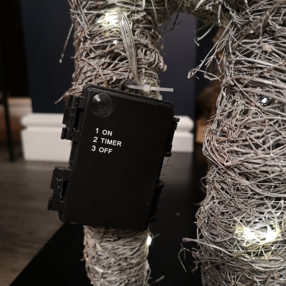 image 1 of 17cm Battery Operated Frosty All Aboard Snow Swirling Christmas Lantern