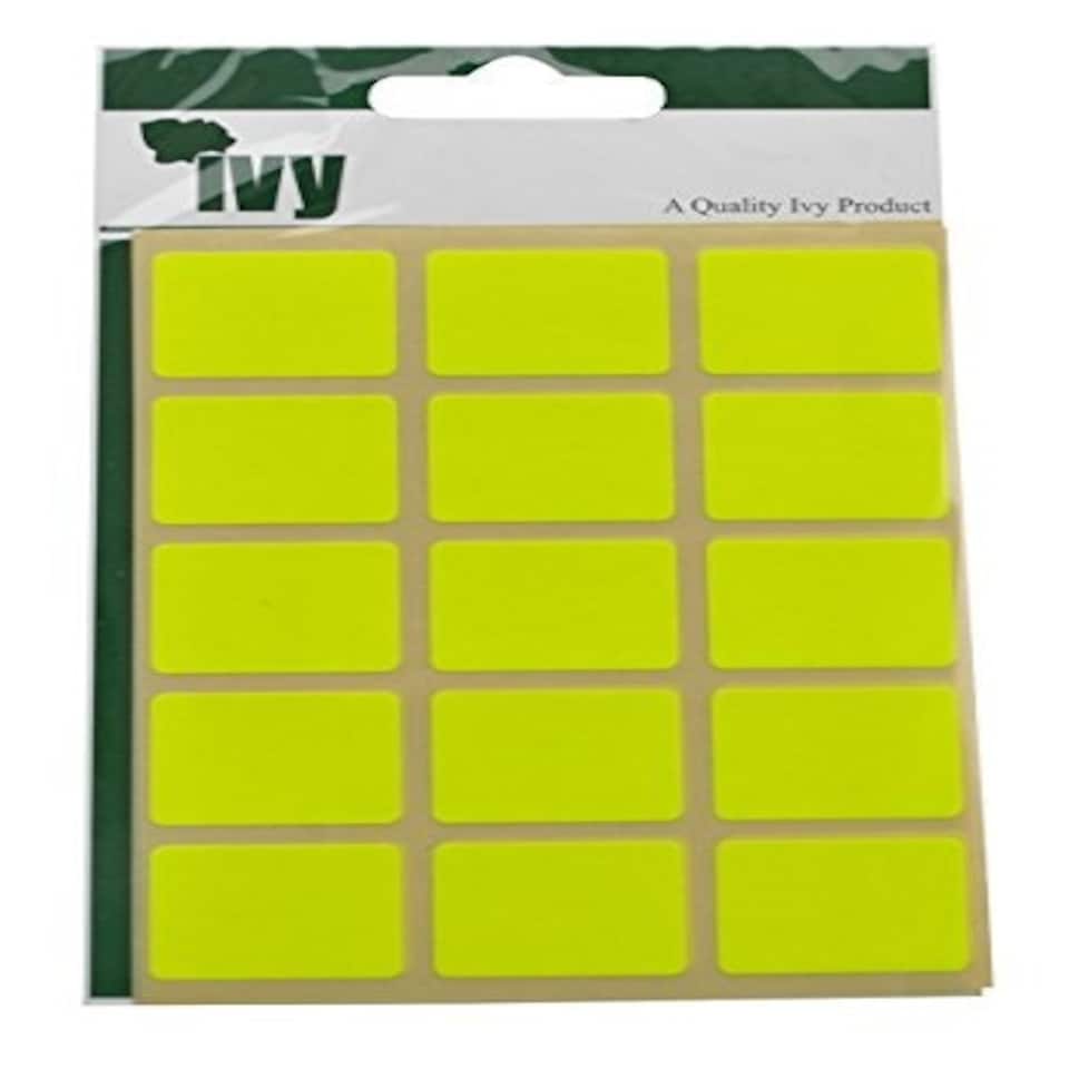 image 1 of Pack of 60 Yellow Labels 19x25mm