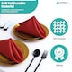 image 5 of 1pc Polyester Table Napkins, Wrinkle-Resistant Cloth Napkin - 20 Inch