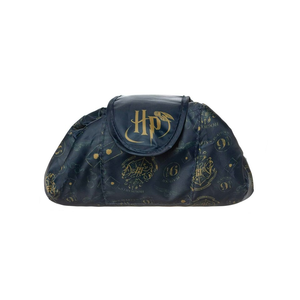 image 1 of Harry Potter Icons All-Over Print Cosmetic Bag - Blue - One Size