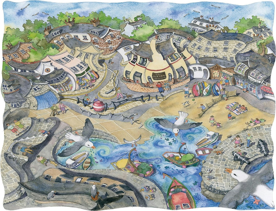 image 1 of Lyme Regis - Wendy Brown 1000 Piece Jigsaw Puzzle