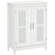 image 1 of kleankin Modern Bathroom Cabinet, Freestanding Floor Cabinet with Storage, White White