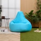 image 5 of Icon Dalton High Back Adult Gaming Indoor Outdoor Bean Bag Chair, Aqua