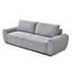 image 1 of Freya 3 Seater Corduroy Sofa Bed | Grey | Light Grey | Three Seater