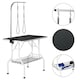 image 6 of Yaheetech 91 cm Wide Dog Grooming Table with Basket Black