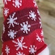 image 6 of Festive Christmas 66cm LED Lit Snowflake Sitting Gonk - Red