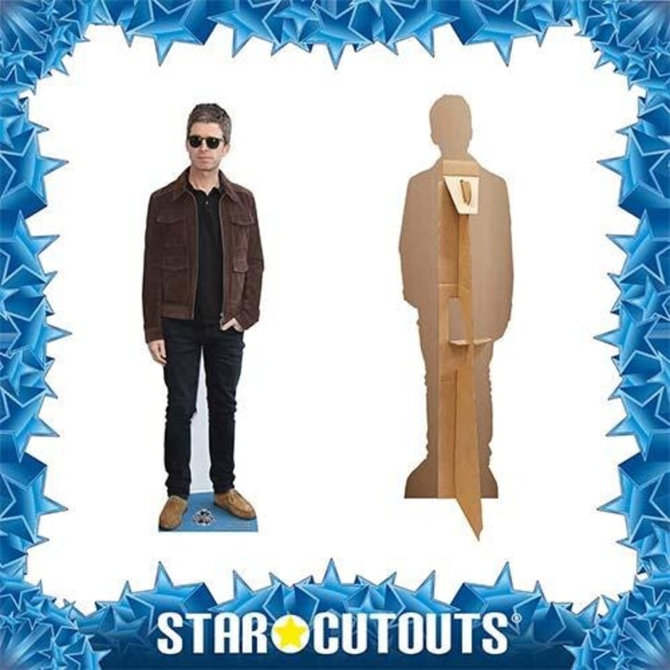 image 1 of Noel Gallagher Star Mini Cardboard Cutout 90cm
