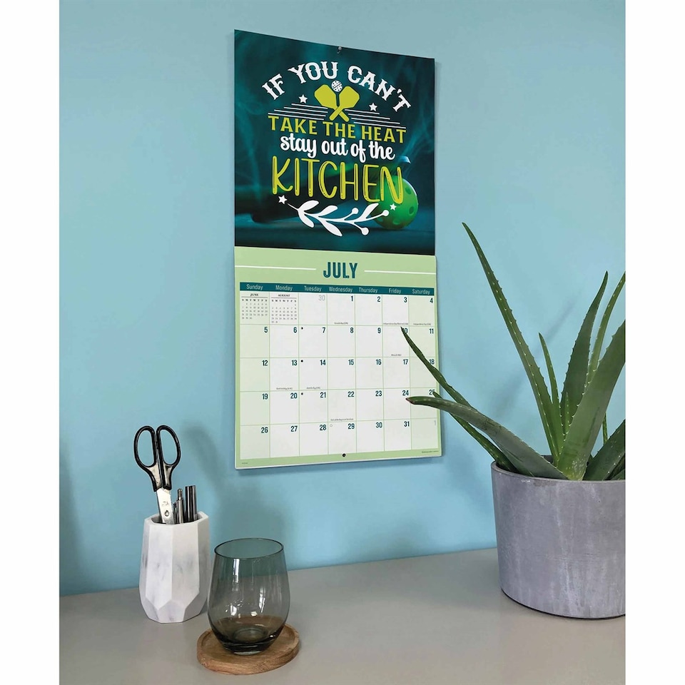 image 1 of Pickleball Calendar 2026, Wall Calendars, Month To View, Sports, Gift